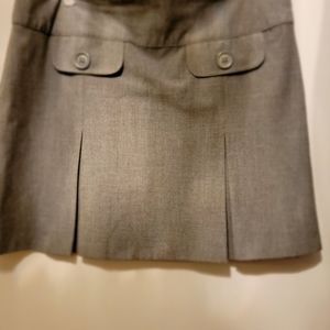 OLD NAVY Mini Skirt with Pleats, Size: S( low-waist), Color: Grey.